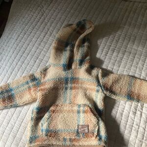 Frye Plaid Sherpa Hoodie